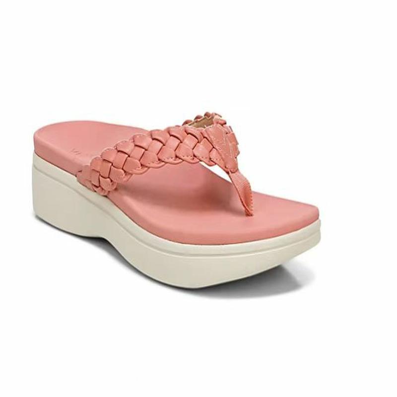 Lexie - BRAIDED ORTHOPEDIC WEDGE THONGS