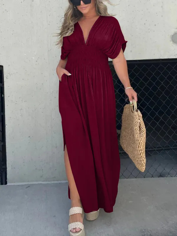 Nada™ | V-Neck Maxi Dress