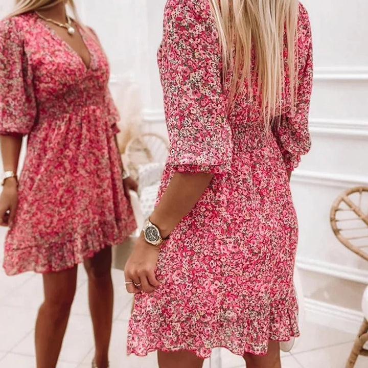 Brenda - Elegant Floral Dress