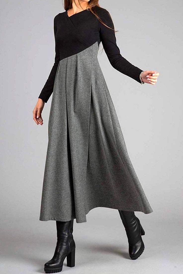 Novia | Maxi Dress with Long Sleeves