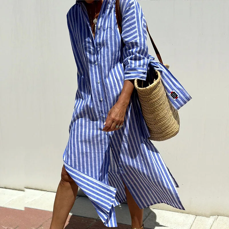 Hannah Breezy Shirt Dress