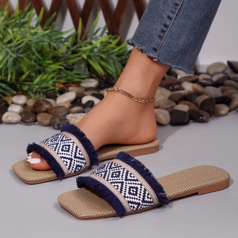 Lydia Woven Sandals