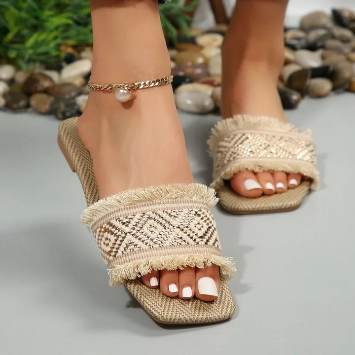 Lydia Woven Sandals