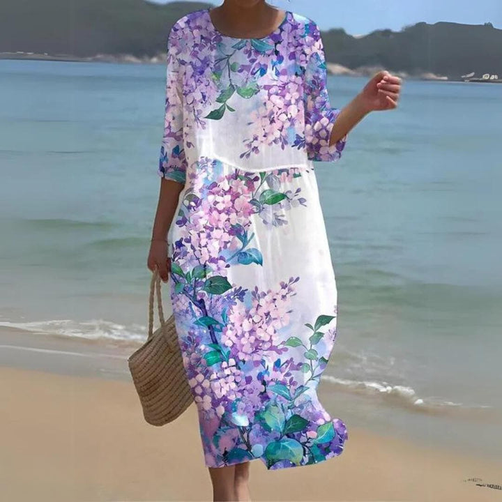 Elle™ Elegant Floral Dress