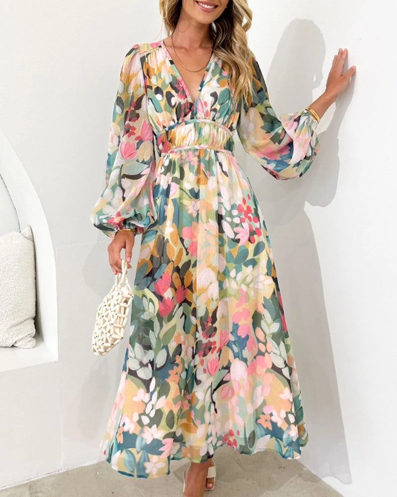 Delphine Floral Maxi Dress