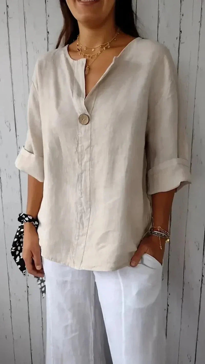 Angel™ - V-neck Mid-Sleeve Shirt