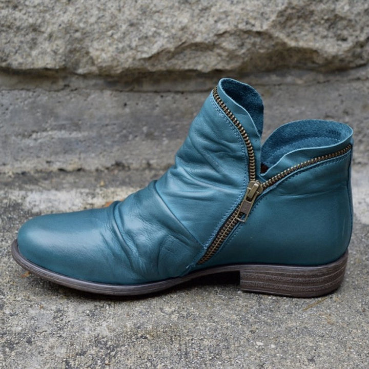 Martha's | Zip-Up Leather Boots